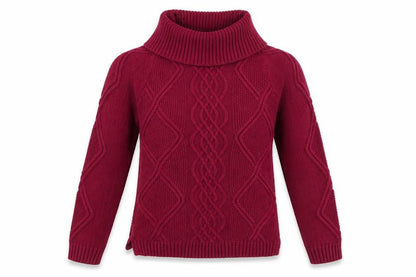 Isle Essentials Womens Purple   Pullover Jumper Size S