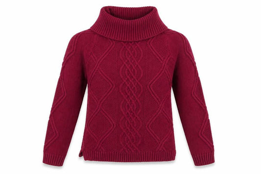 Isle Essentials Womens Purple   Pullover Jumper Size S