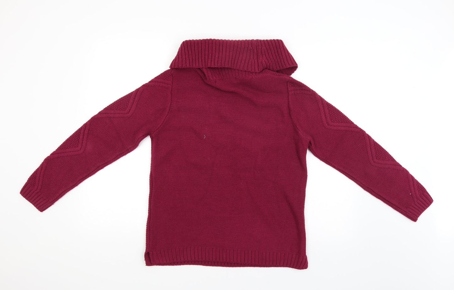 Isle Essentials Womens Purple   Pullover Jumper Size S