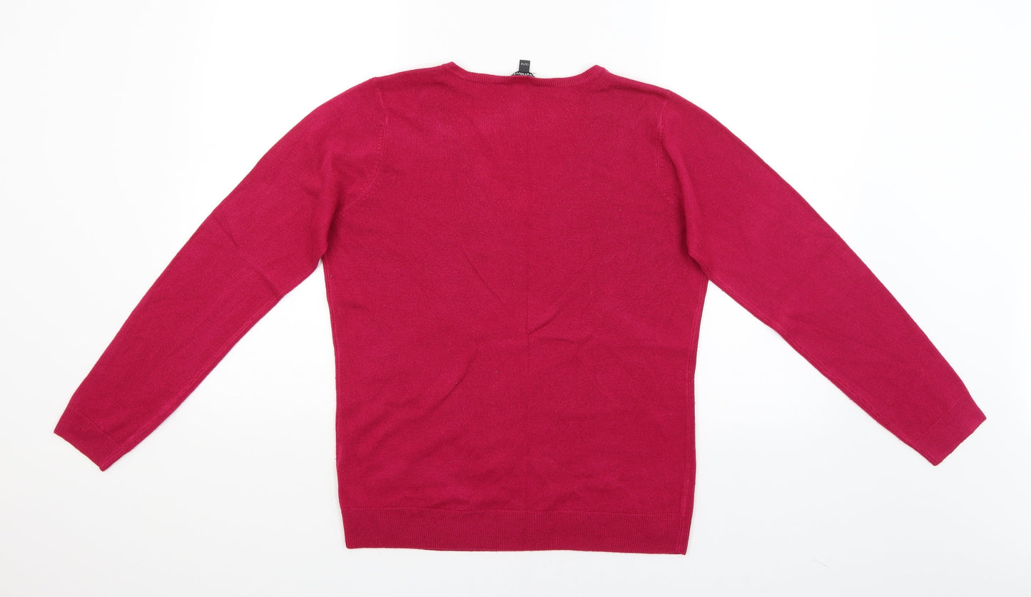 Bonmarché Womens Purple   Pullover Jumper Size 12