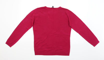 Bonmarché Womens Purple   Pullover Jumper Size 12
