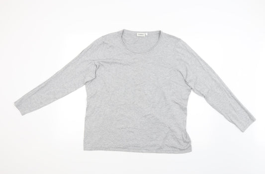 Canda Womens Grey   Pullover Jumper Size L