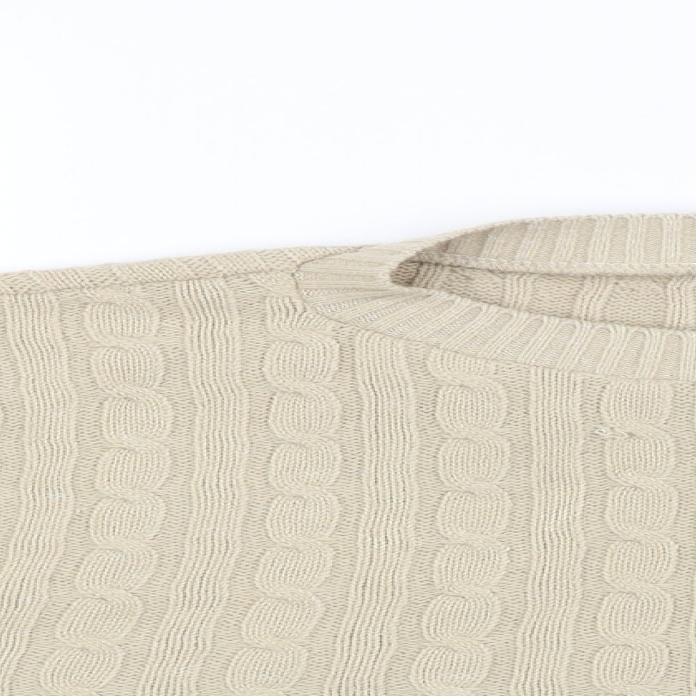 I SAW IT FIRST Womens Beige   Shrug Jumper Size S