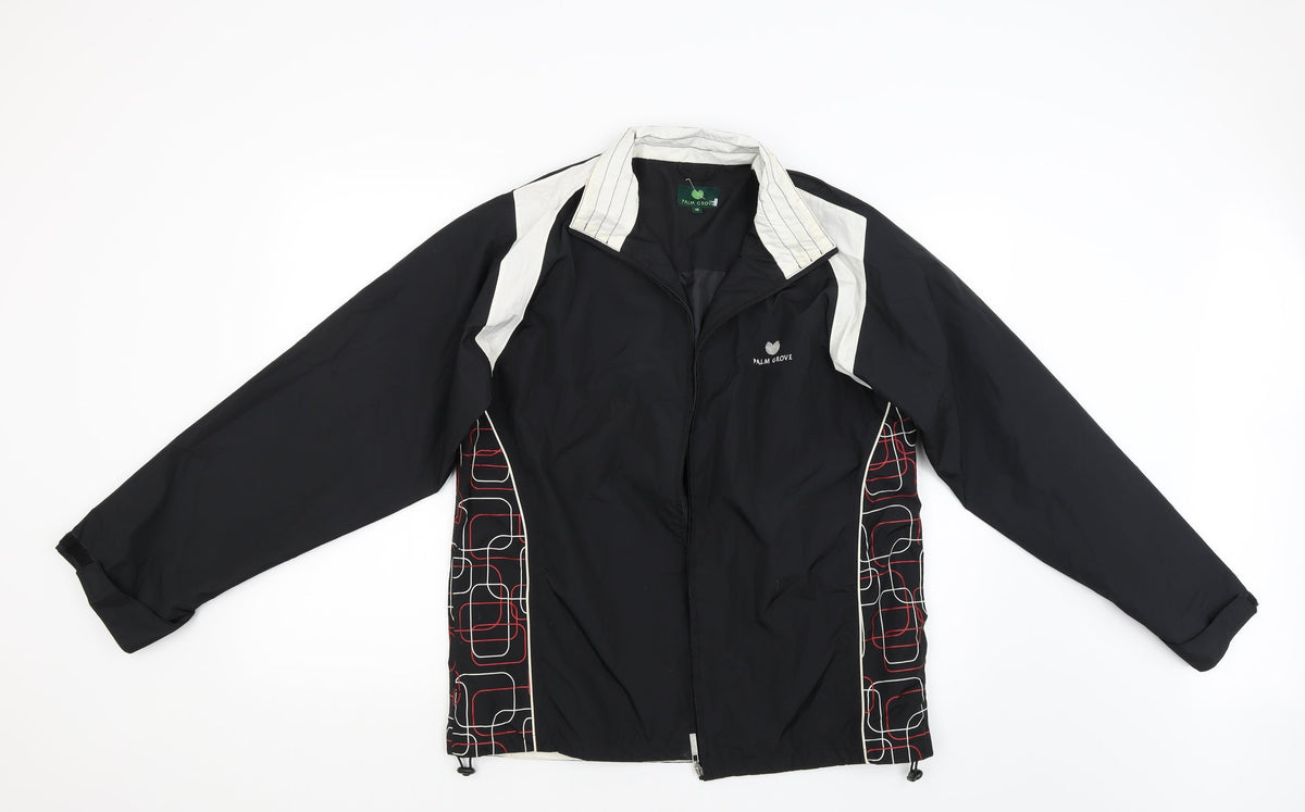 palm group Womens Black   Rain Coat Jacket Size 16