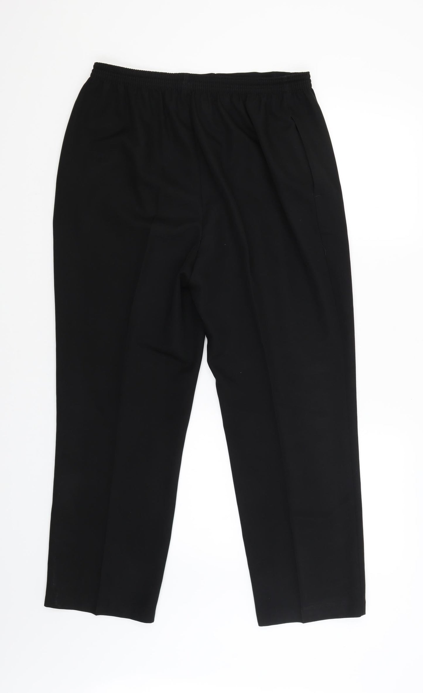 Womens UK Size 14 BHS Regular Fit  Black Trousers
