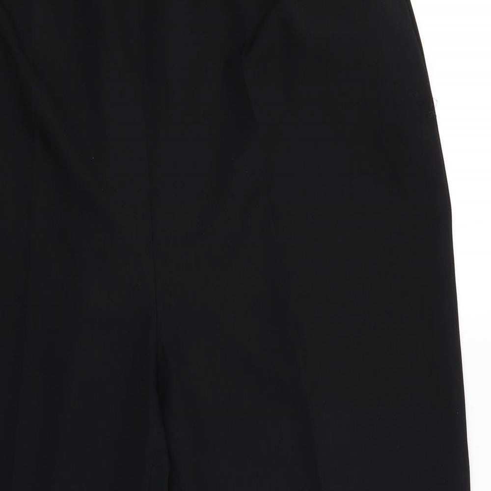 Womens UK Size 14 BHS Regular Fit  Black Trousers