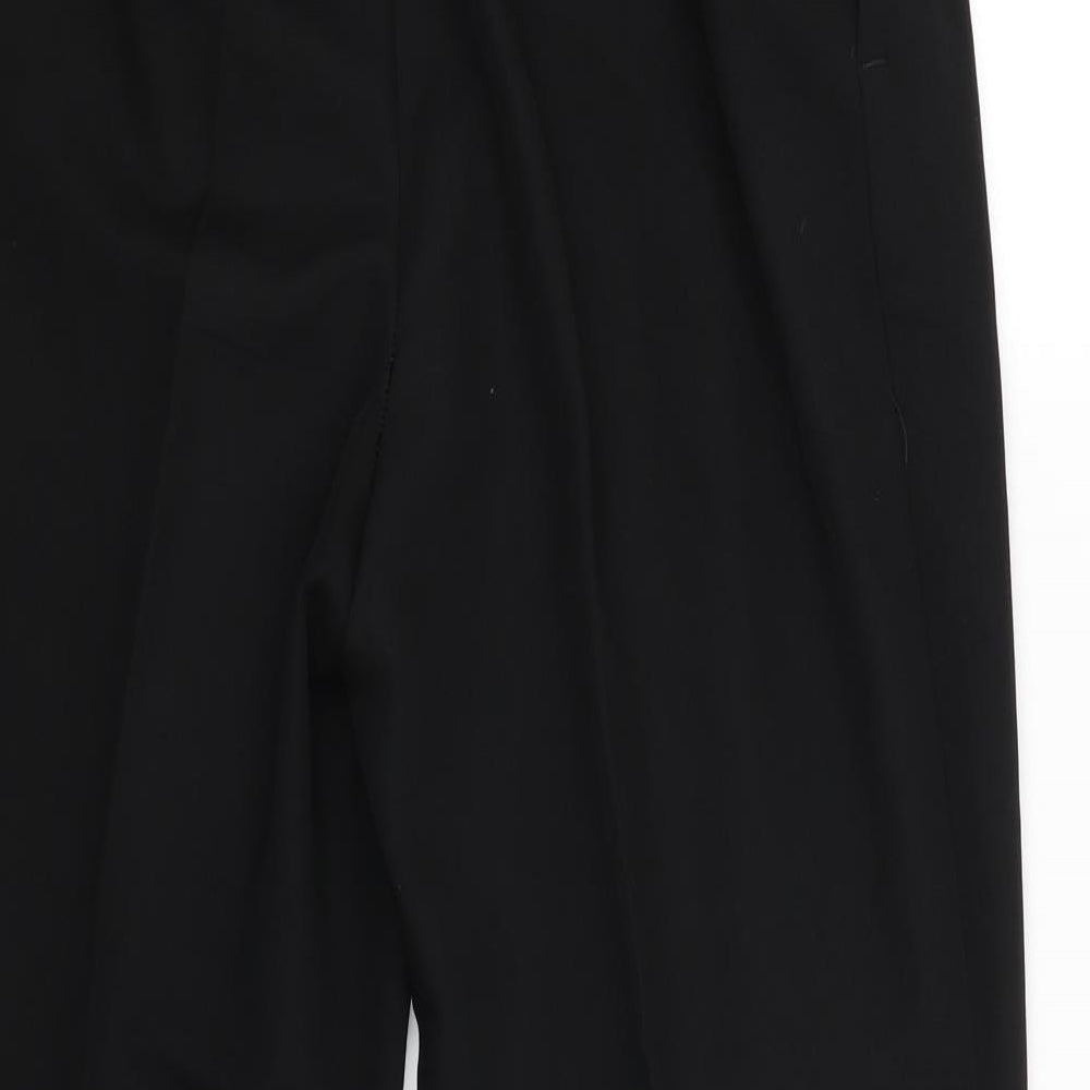 Womens UK Size 14 BHS Regular Fit  Black Trousers