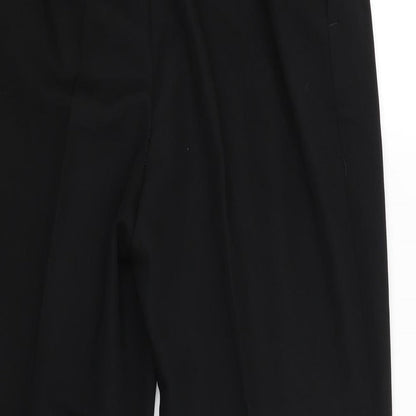 Womens UK Size 14 BHS Regular Fit  Black Trousers