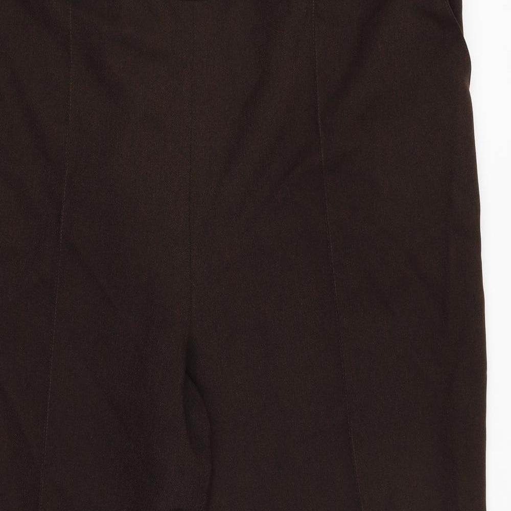 Womens UK Size 20 Marks and Spencer Regular Fit Cargo Brown Trousers
