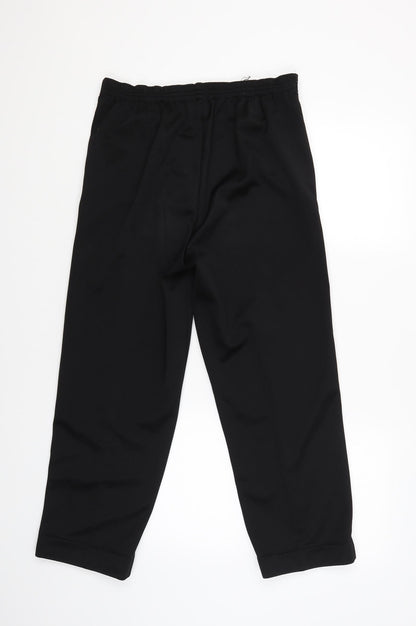 Womens UK Size 10 BM Regular Fit  Black Trousers