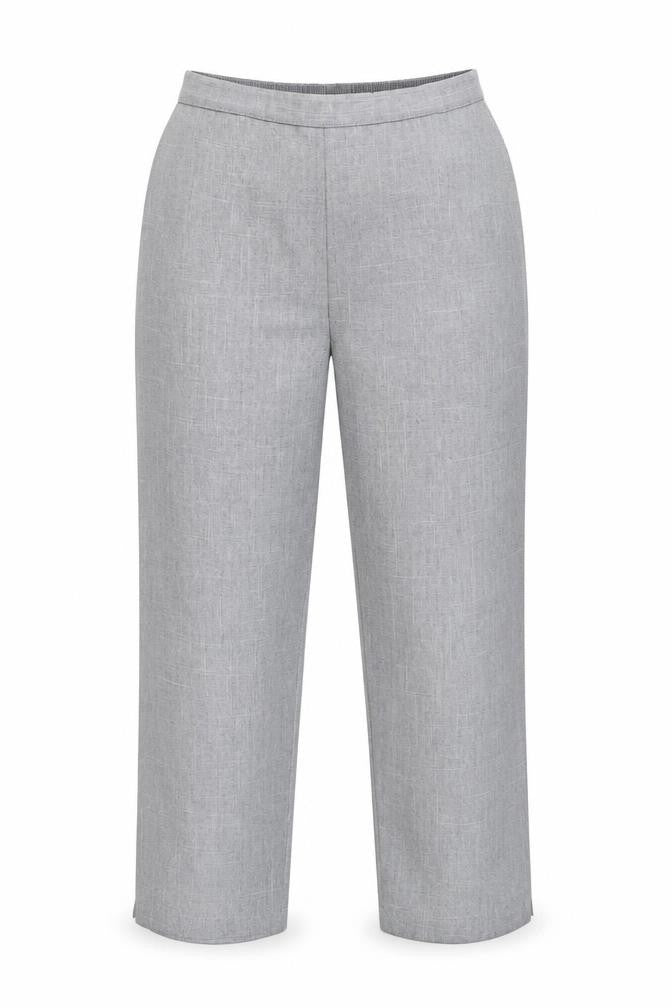 Womens UK Size 20 Preworn Regular Fit  Grey Trousers