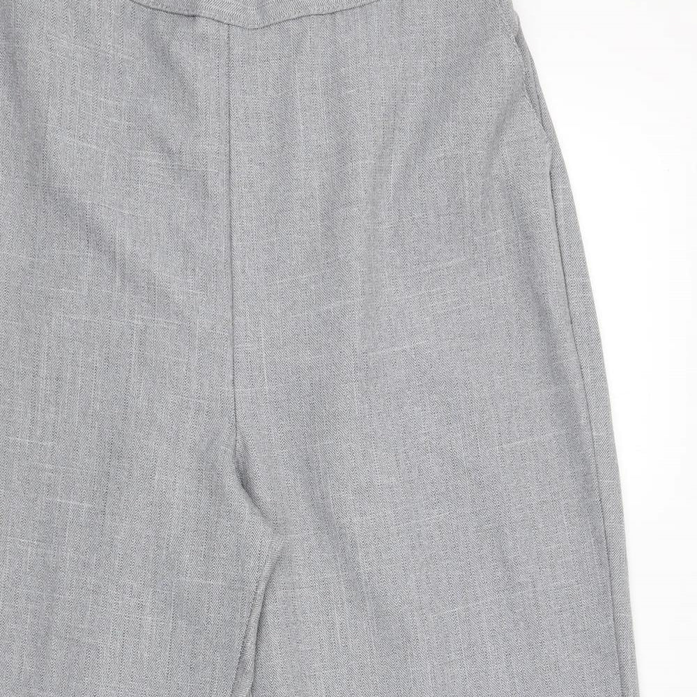 Womens UK Size 20 Preworn Regular Fit  Grey Trousers