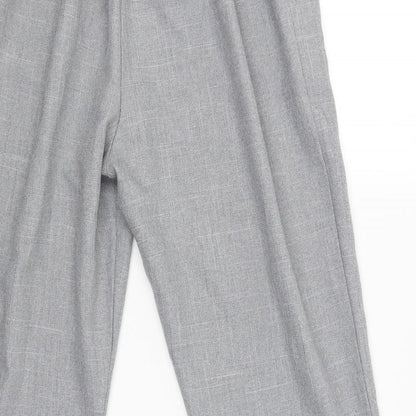 Womens UK Size 20 Preworn Regular Fit  Grey Trousers