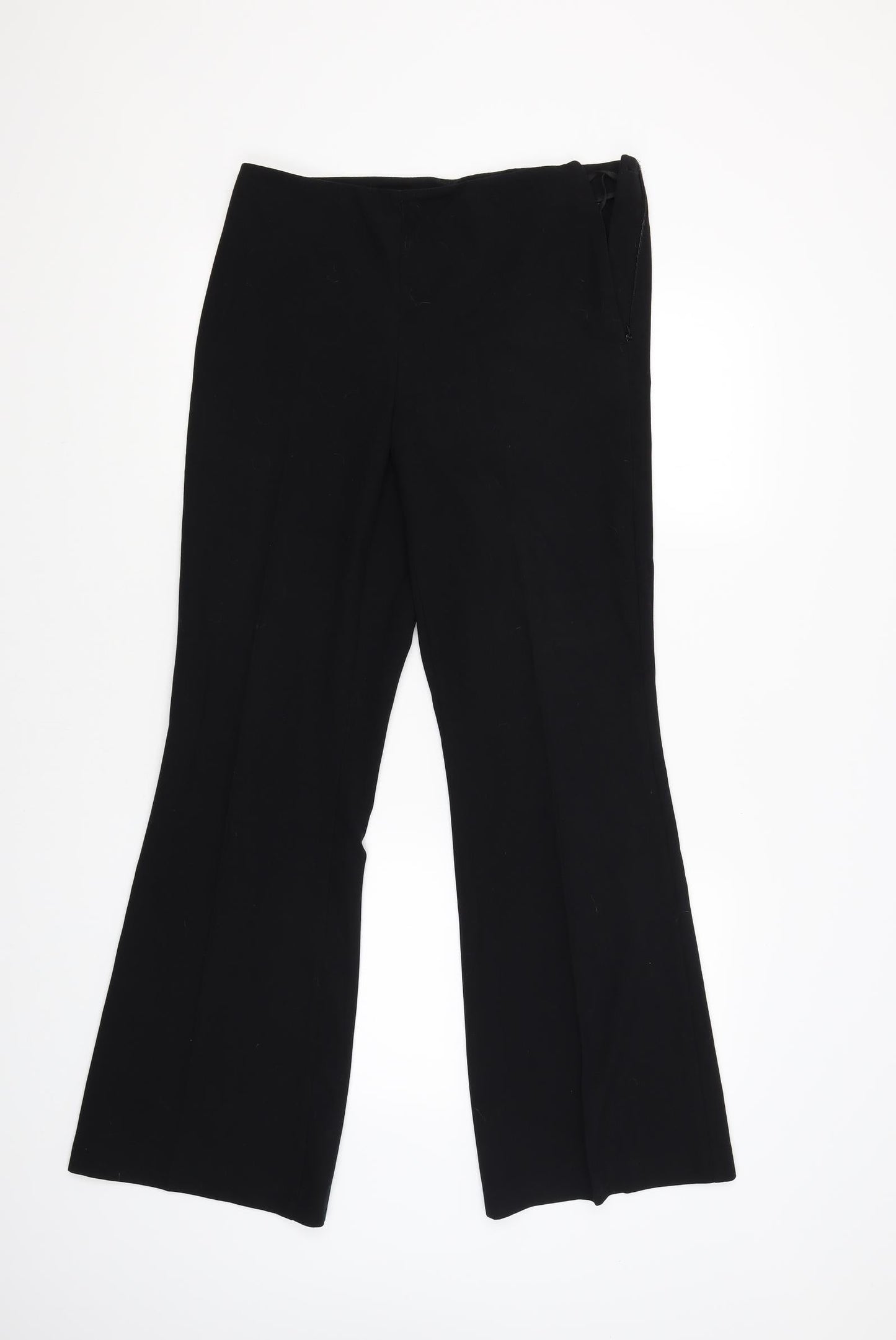 Womens UK Size 10 Marks and Spencer Regular Fit  Black Trousers