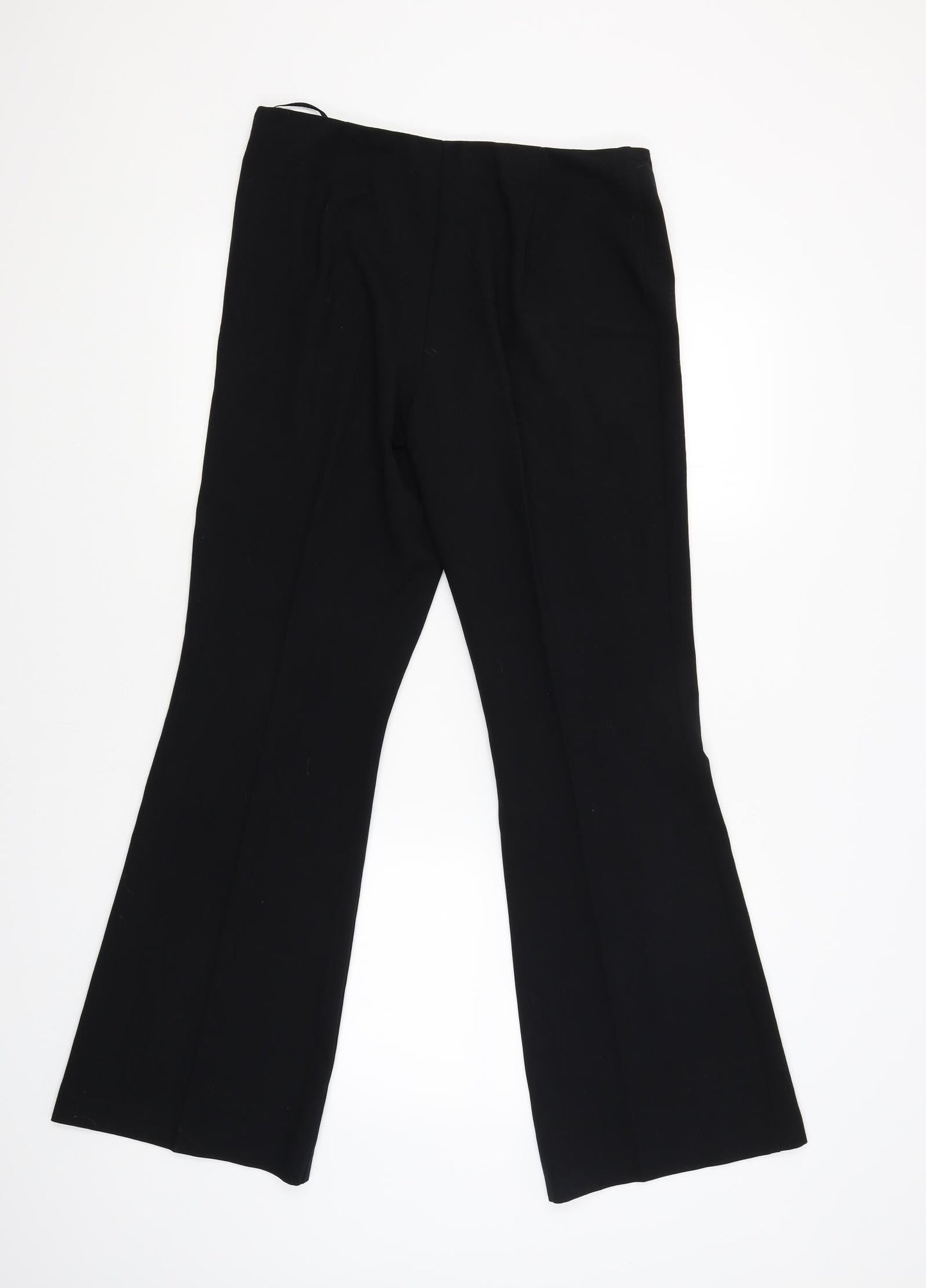 Womens UK Size 10 Marks and Spencer Regular Fit  Black Trousers