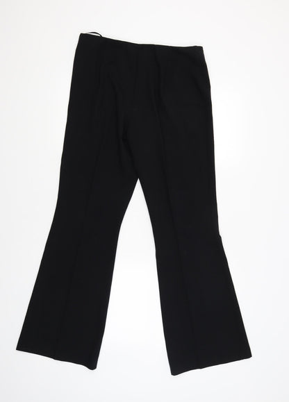 Womens UK Size 10 Marks and Spencer Regular Fit  Black Trousers