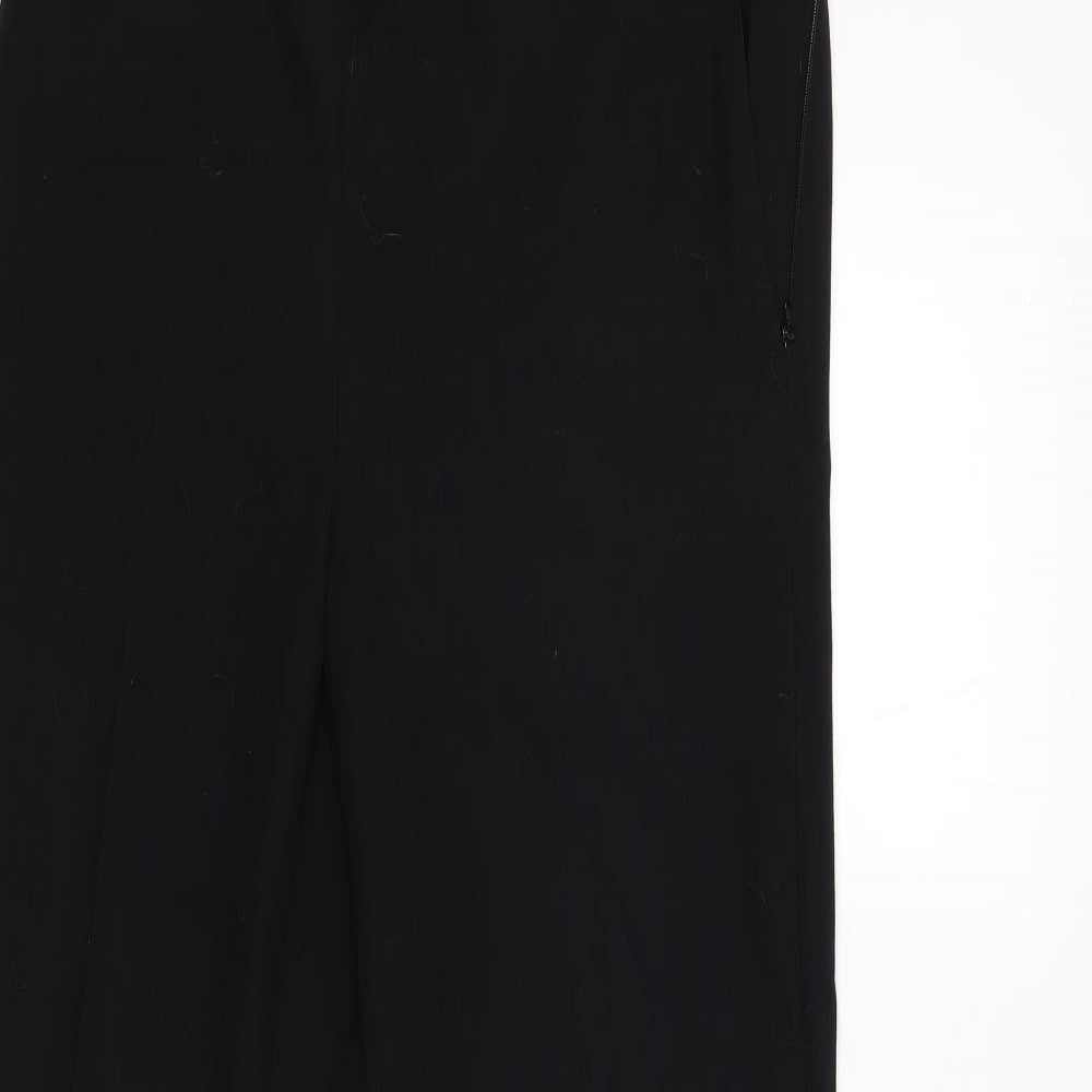 Womens UK Size 10 Marks and Spencer Regular Fit  Black Trousers