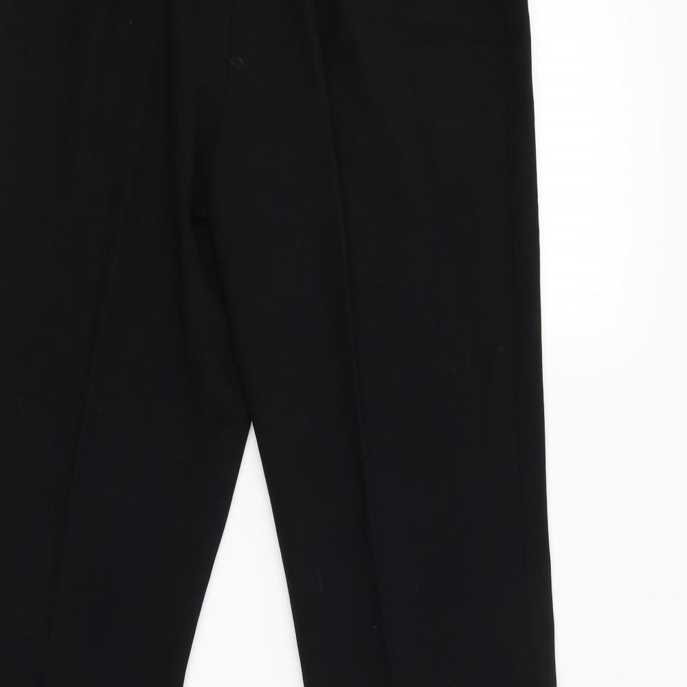 Womens UK Size 10 Marks and Spencer Regular Fit  Black Trousers