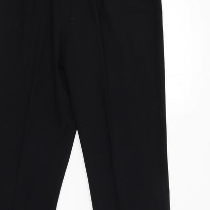 Womens UK Size 10 Marks and Spencer Regular Fit  Black Trousers