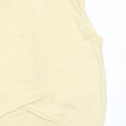Kilspindle Womens Yellow   Vest Jumper Size 40
