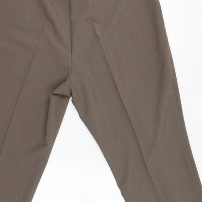 Womens UK Size 20 BM Regular Fit Chino Beige Trousers