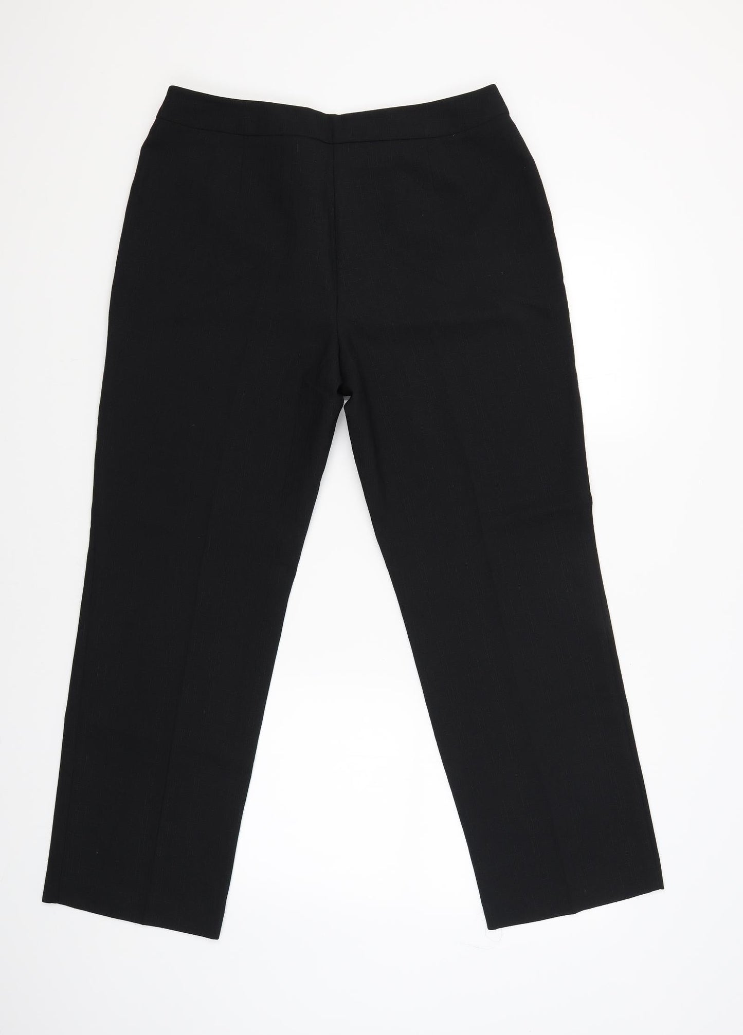 Womens UK Size 14 Marks and Spencer Regular Fit  Black Trousers