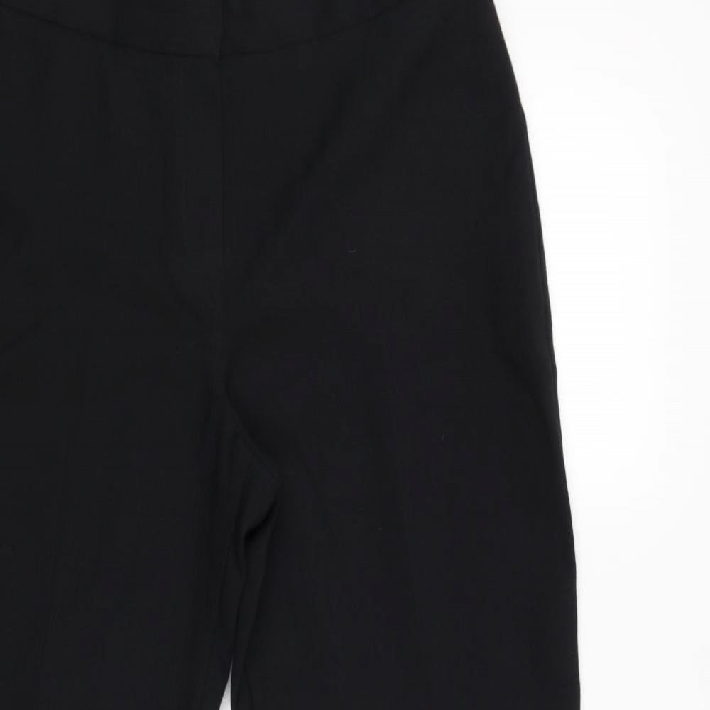 Womens UK Size 14 Marks and Spencer Regular Fit  Black Trousers