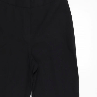 Womens UK Size 14 Marks and Spencer Regular Fit  Black Trousers