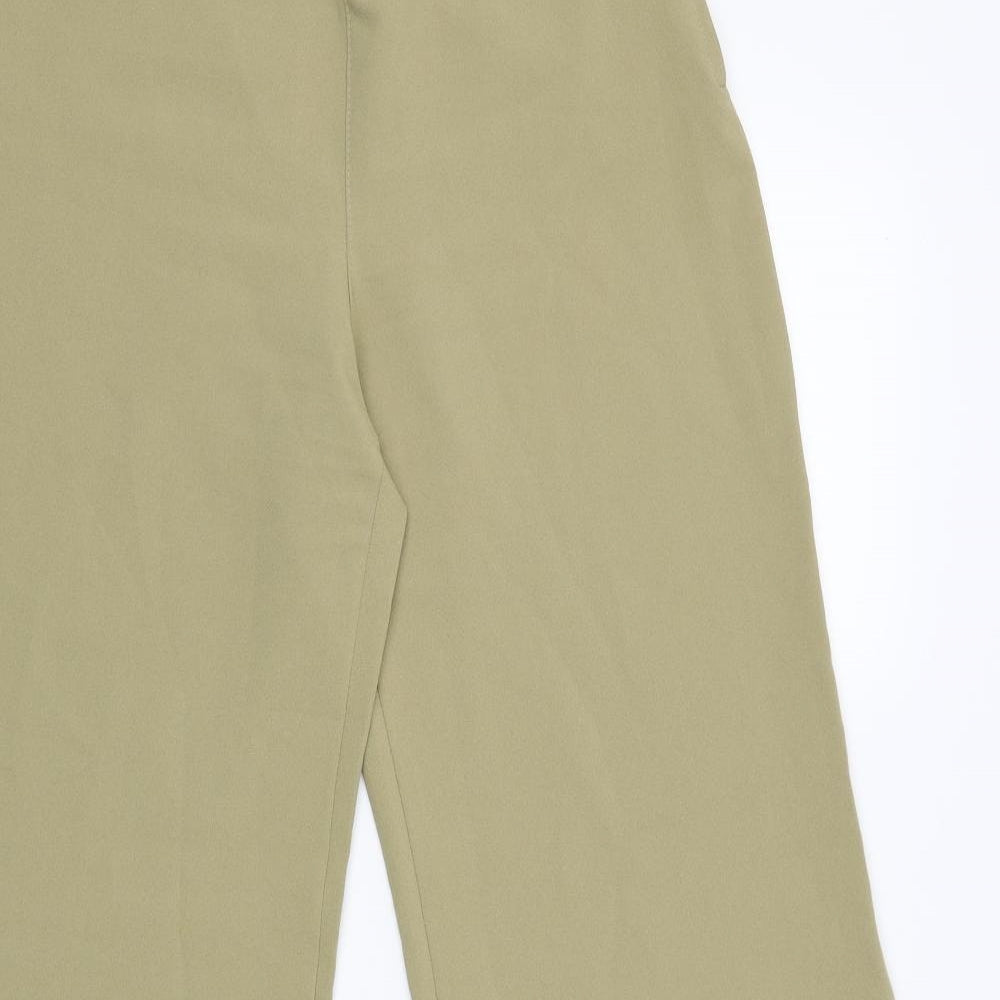 Only Womens Gold   Pedal Pusher Trousers Size 38 L31 in