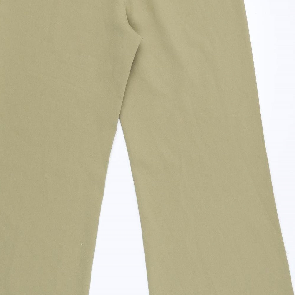 Only Womens Gold   Pedal Pusher Trousers Size 38 L31 in