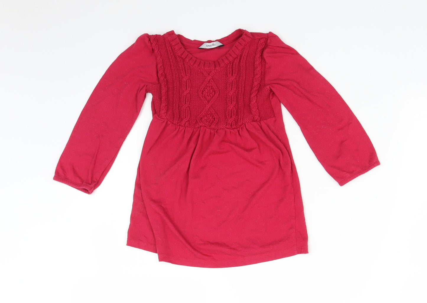 George Girls Red   Fit & Flare  Size 2-3 Years