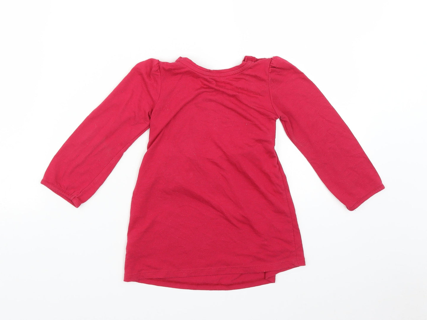 George Girls Red   Fit & Flare  Size 2-3 Years