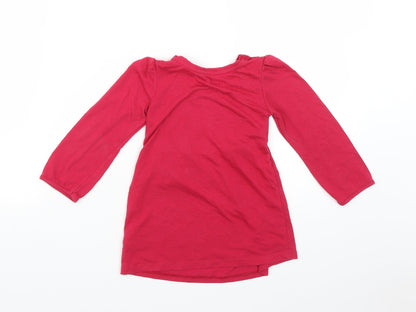 George Girls Red   Fit & Flare  Size 2-3 Years