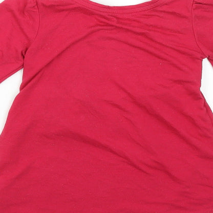 George Girls Red   Fit & Flare  Size 2-3 Years