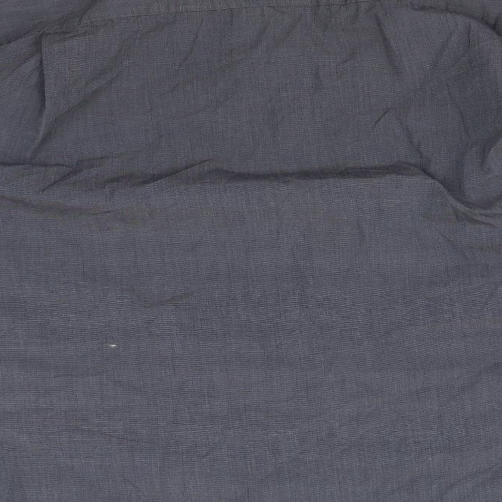 Mens UK Size 15.5 Morgan Grey  Button-Up Long Sleeve Casual Shirt