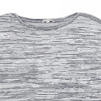 Great Plains Womens Grey Striped  Pullover Jumper Size S