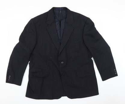 Mens UK Size 44 Brook Taverner Regular Blue Suit Jacket