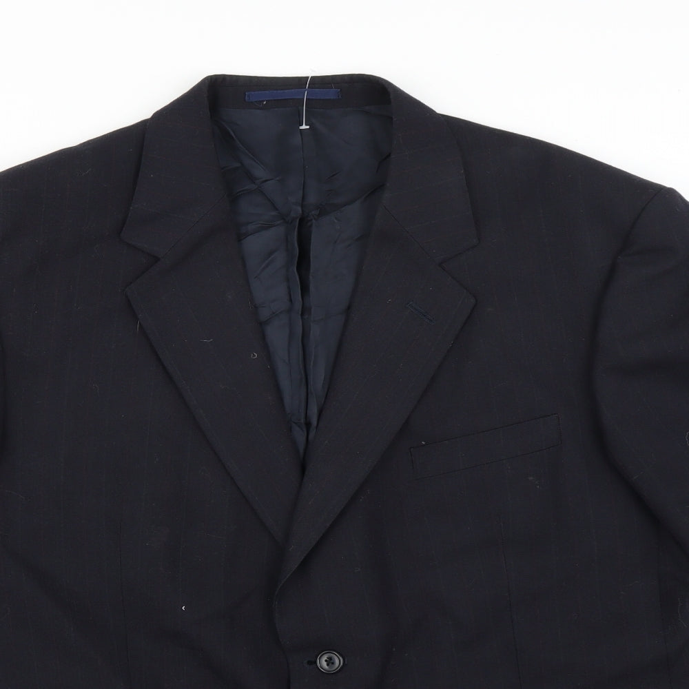 Mens UK Size 44 Brook Taverner Regular Blue Suit Jacket