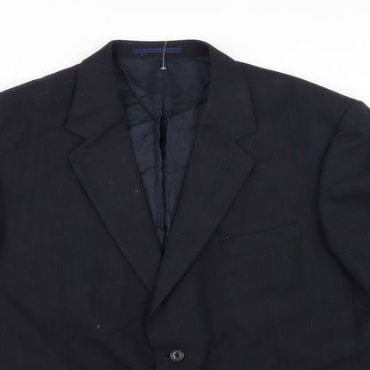 Mens UK Size 44 Brook Taverner Regular Blue Suit Jacket