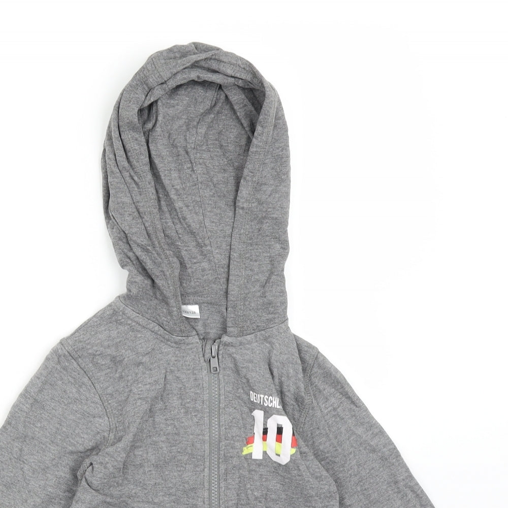 LIDL Boys Grey   Full Zip Hoodie Size 7-8 Years  - Deutschland