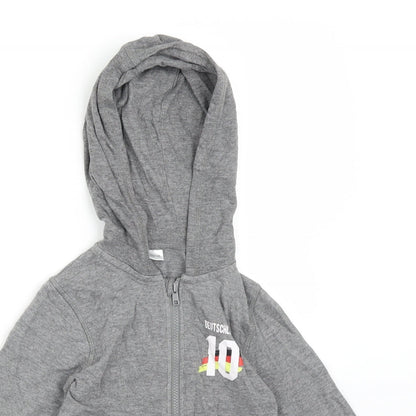 LIDL Boys Grey   Full Zip Hoodie Size 7-8 Years  - Deutschland