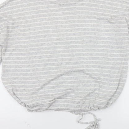 Primark Womens Grey Striped  Pullover Jumper Size 8