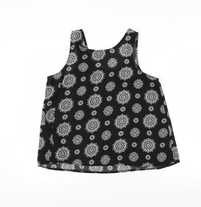 Womens UK Size 12 Atmosphere Black Basic Tank