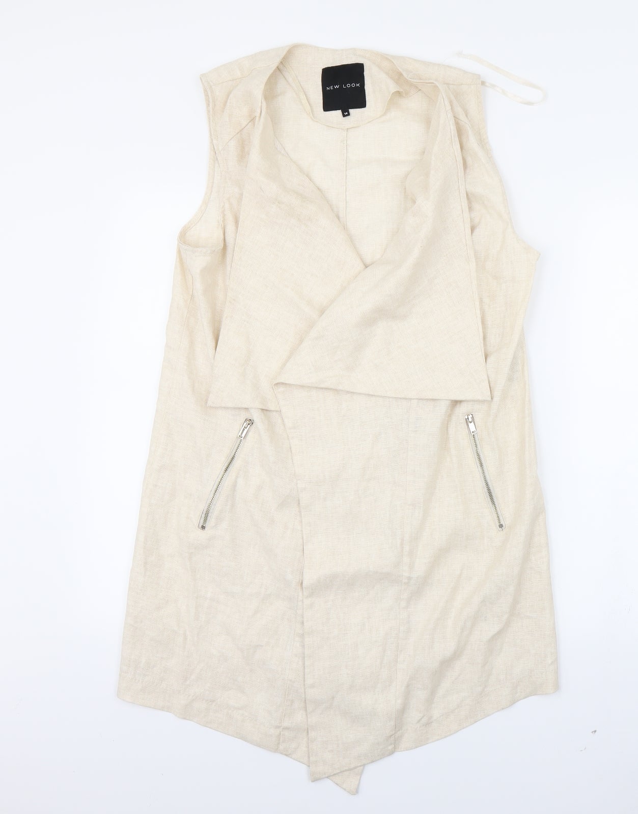 newlook Womens Beige   Jacket Blazer Size 14