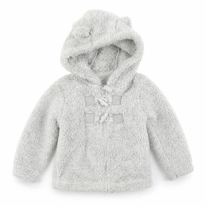 Front view of Tu Grey Full Zip Jumper, size 6-9, Months