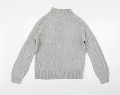 Dorothy Perkins Womens Grey   Pullover Jumper Size M