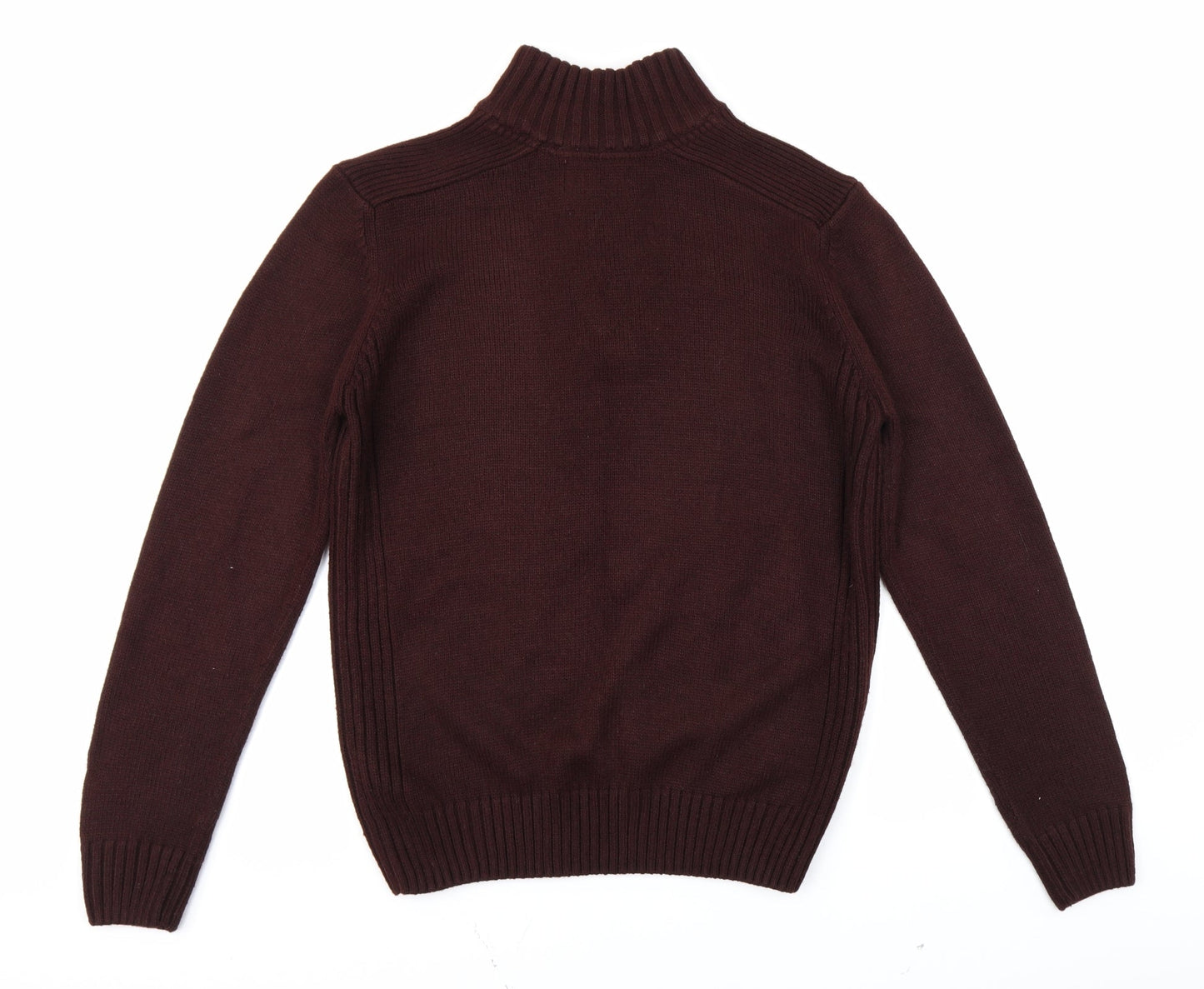 Atlantic Bay Mens Brown   Henley Jumper Size M