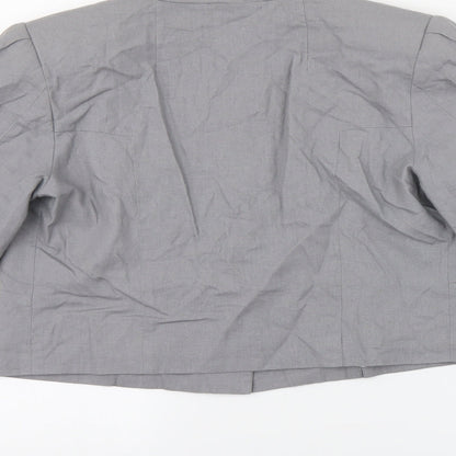 share female Womens Grey   Jacket Blazer Size 10