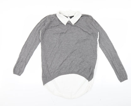 Atmosphere Womens Grey   Pullover Jumper Size 6