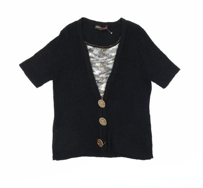 stephen Womens Black   Pullover Jumper Size L
